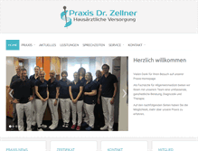 Tablet Screenshot of dr-zellner.de